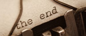 the end of a professionally written book