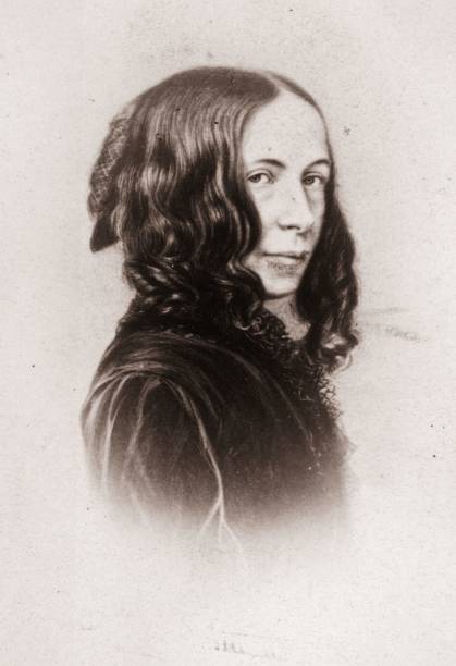 English poet Elizabeth Barrett Browning , wife of Robert Browning.