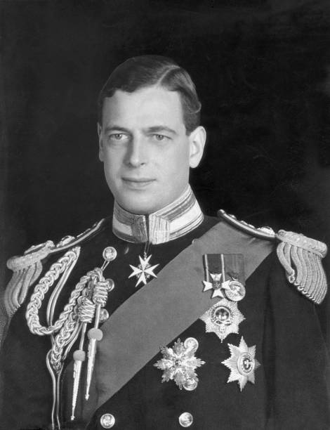 Prince George, the Duke of Kent , the fourth son of King George V, circa 1935. He died when his plane crashed in Scotland during World War II.