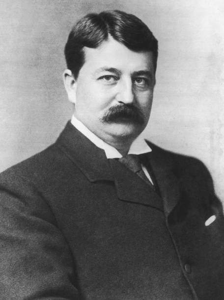 South African lawyer, politician, and Prime Minister of the Cape Colony during the Boer War, William Philip Schreiner , circa 1895.