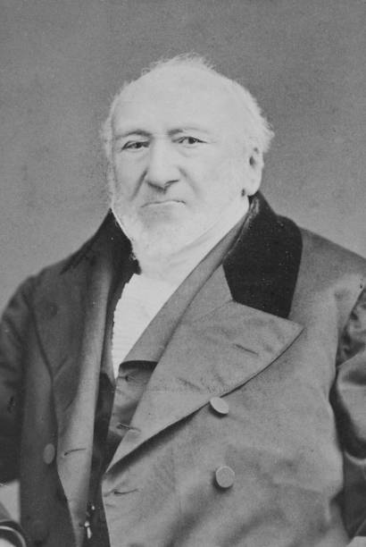 British financier, philanthropist and Jewish leader Sir Moses Montefiore , circa 1870.