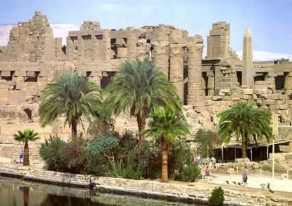 The Temple of Karnak at   Luxor