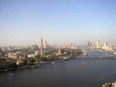 The Nile River in Cairo